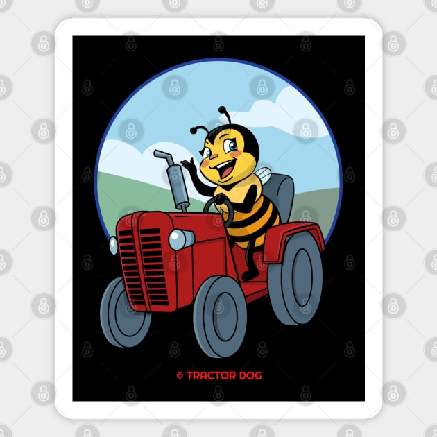 Tractor Critters Bee Magnet by tractordog